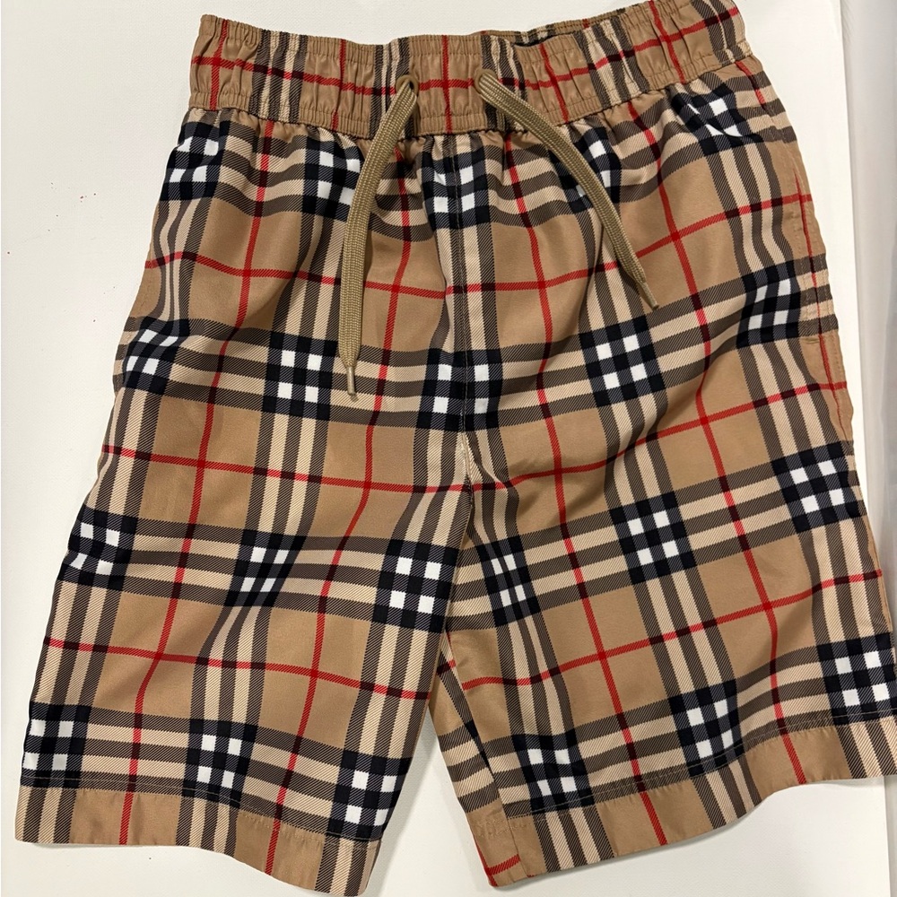 Burberry Youth Checkered Shorts